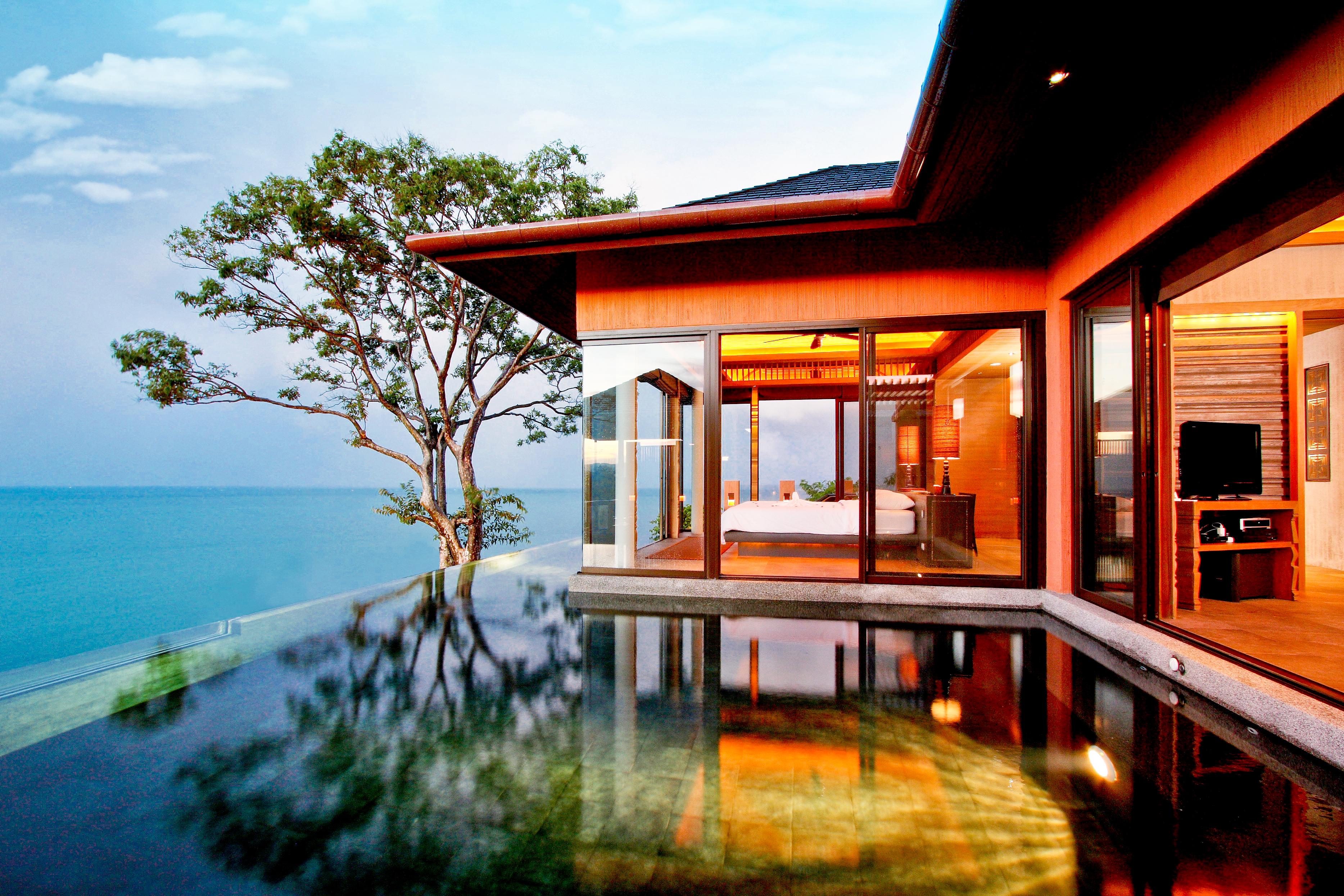 Sri Panwa Phuket Luxury Pool Villa Hotel - Sha Plus Exteriér fotografie A villa at the resort